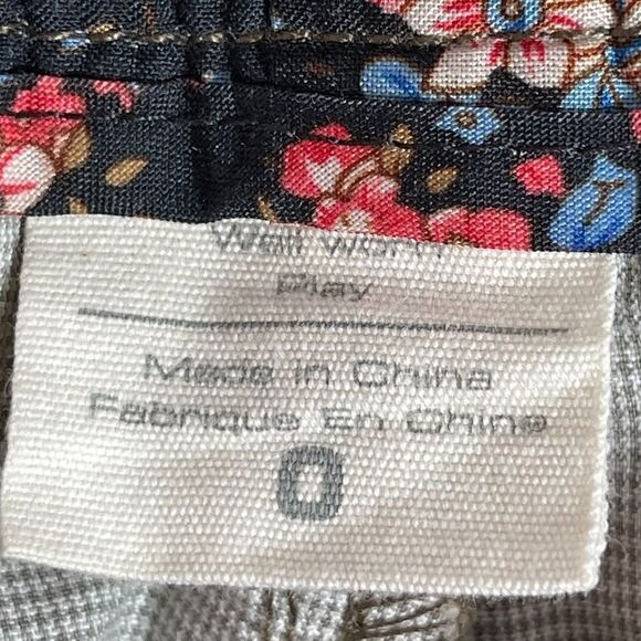 Anthro Hei Hei Khaki Brown Cotton Cargo Pant Sz 0 - Picture 7 of 7